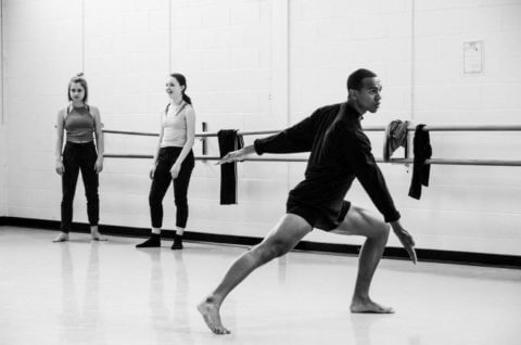 Taking the leap: Art student Aaron Lewis transfers to dance