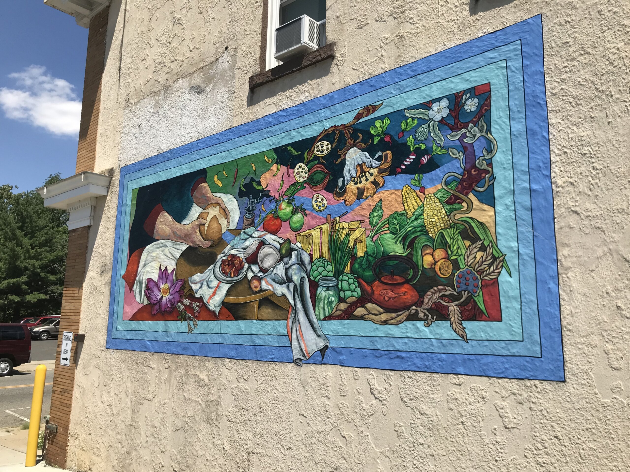 Alum creates public mural celebrating multiculturalism Mason Gross