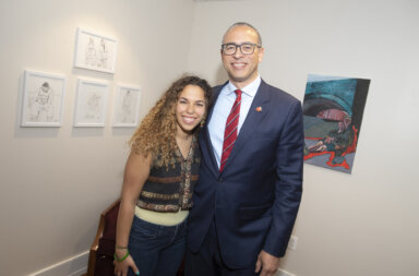 Mason Gross artist honored for work sketching struggling populations in New Brunswick