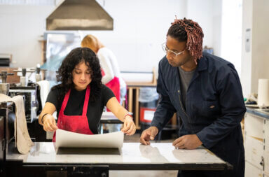 Portfolio development program brings New Brunswick High School students to campus