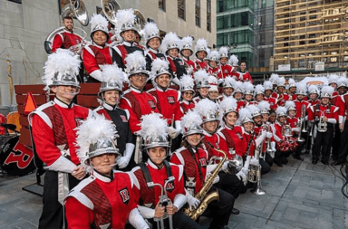 Marching Scarlet Knights perform in 2023 Macy’s Thanksgiving Day Parade