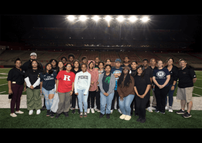 Faculty and students mentor young musicians from New Brunswick High School