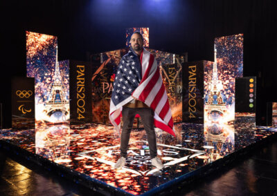 Art & Design alum’s immersive installation featured in Olympics coverage