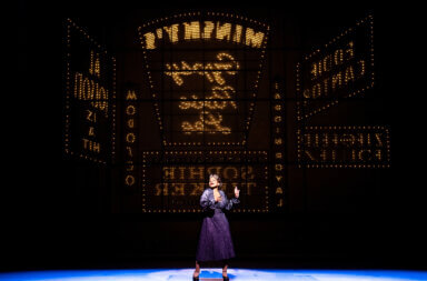 “Chaos Organizer” and alum Chelsea Olivia Friday works backstage at Broadway’s “Gypsy”