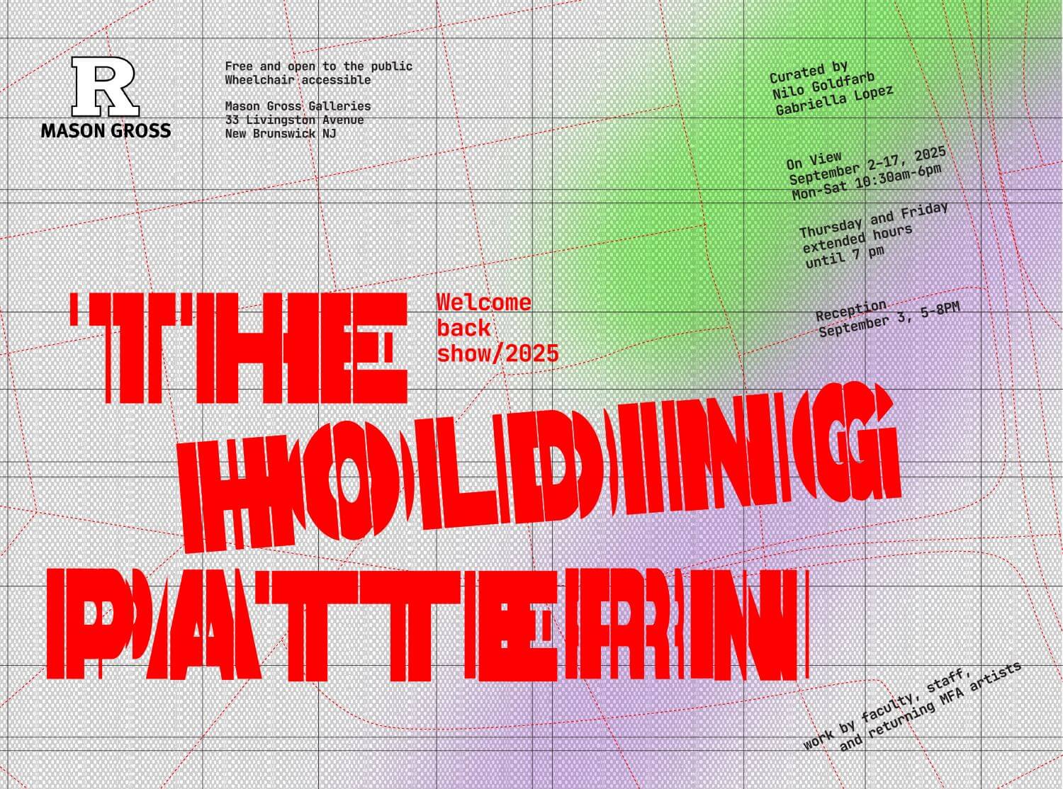 The Holding Pattern Poster for The Holding Pattern art show