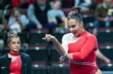 Dancer-gymnast has made her mark, onstage and in the gym